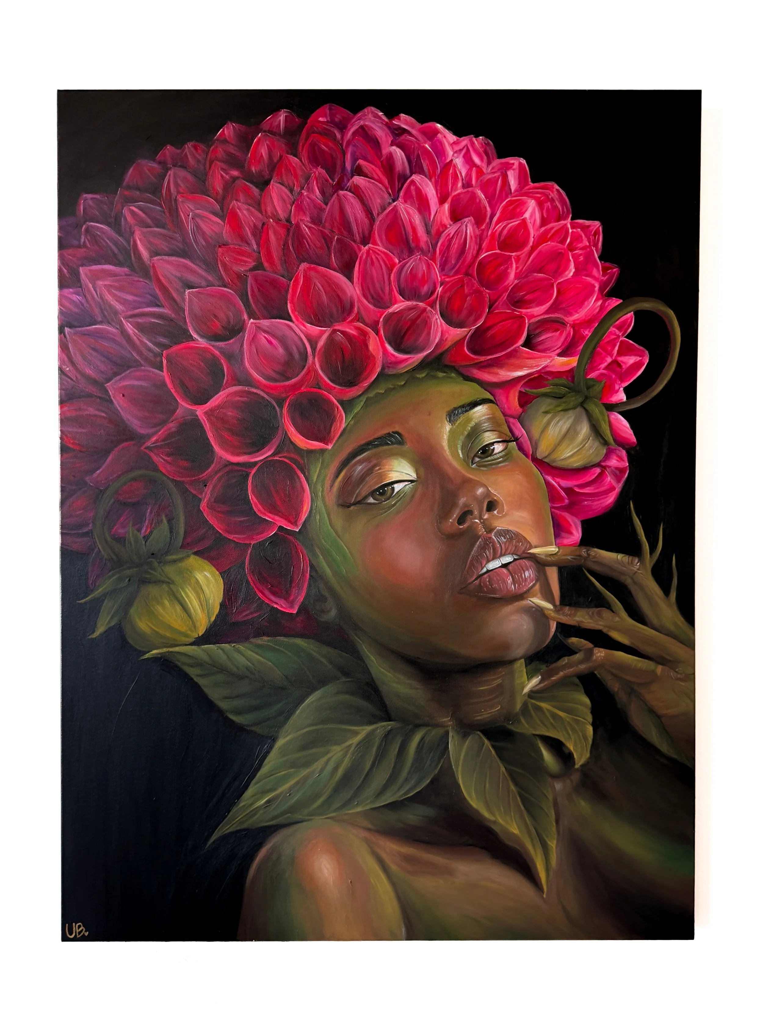 Dahlia - 30" x 40" Acrylic on Canvas