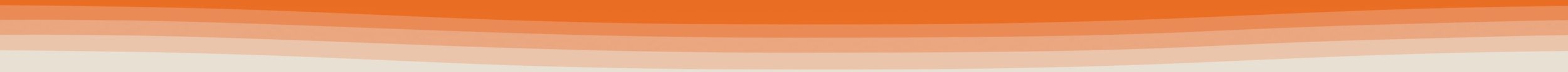 Horizontal decorative pattern with gradient stripes in shades of orange.