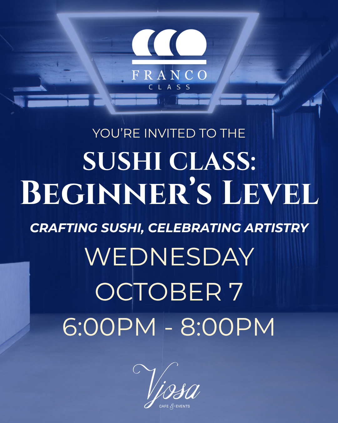 Sushi Class: Beginner's Level