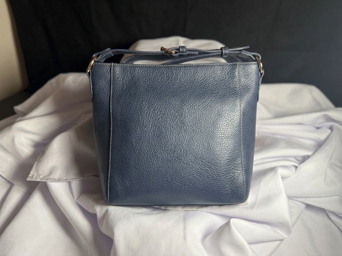 Montana West Navy Blue Leather Crossbody Purse