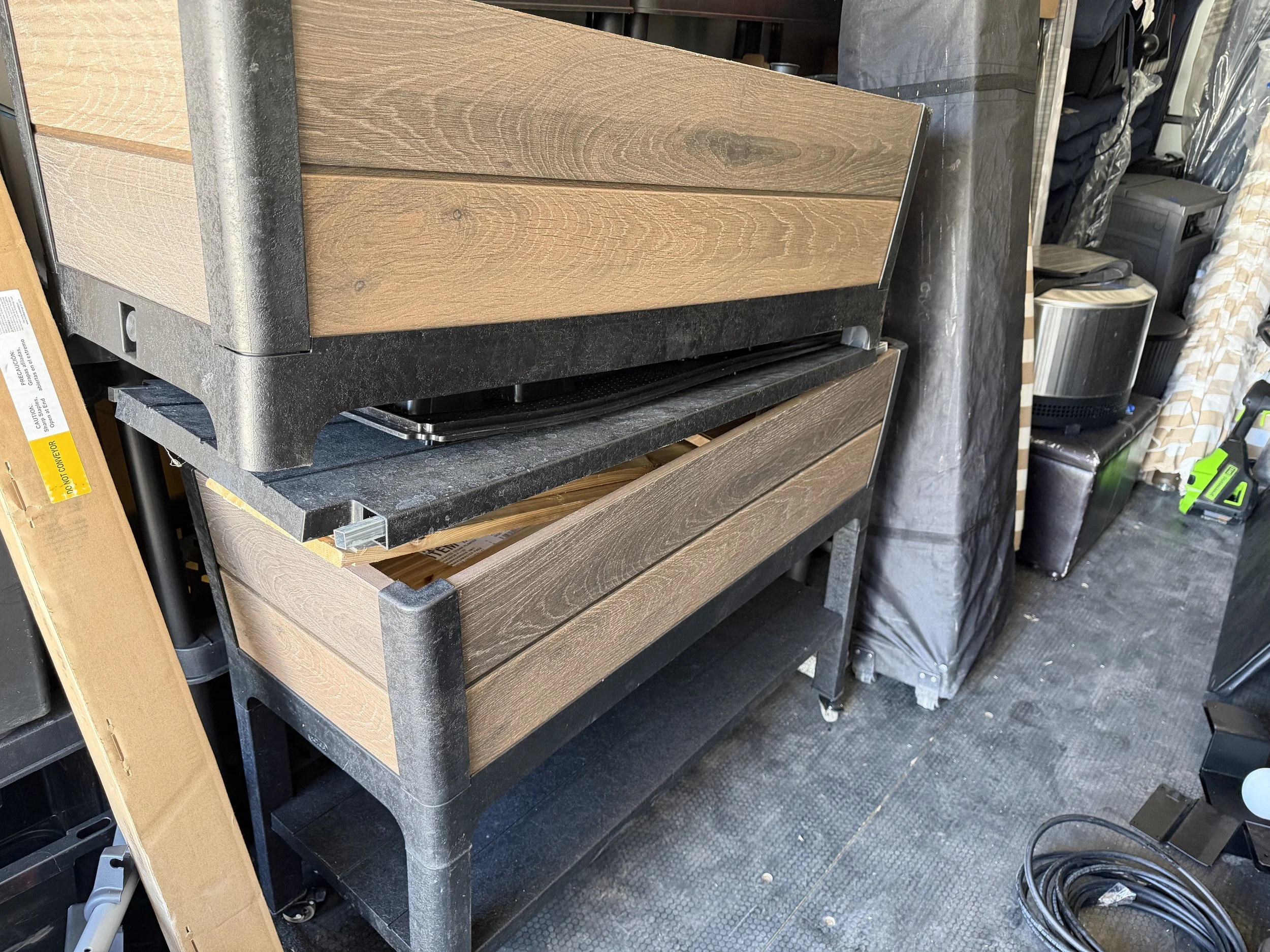 Stylish Elevated Planter Boxes for Patio Gardens