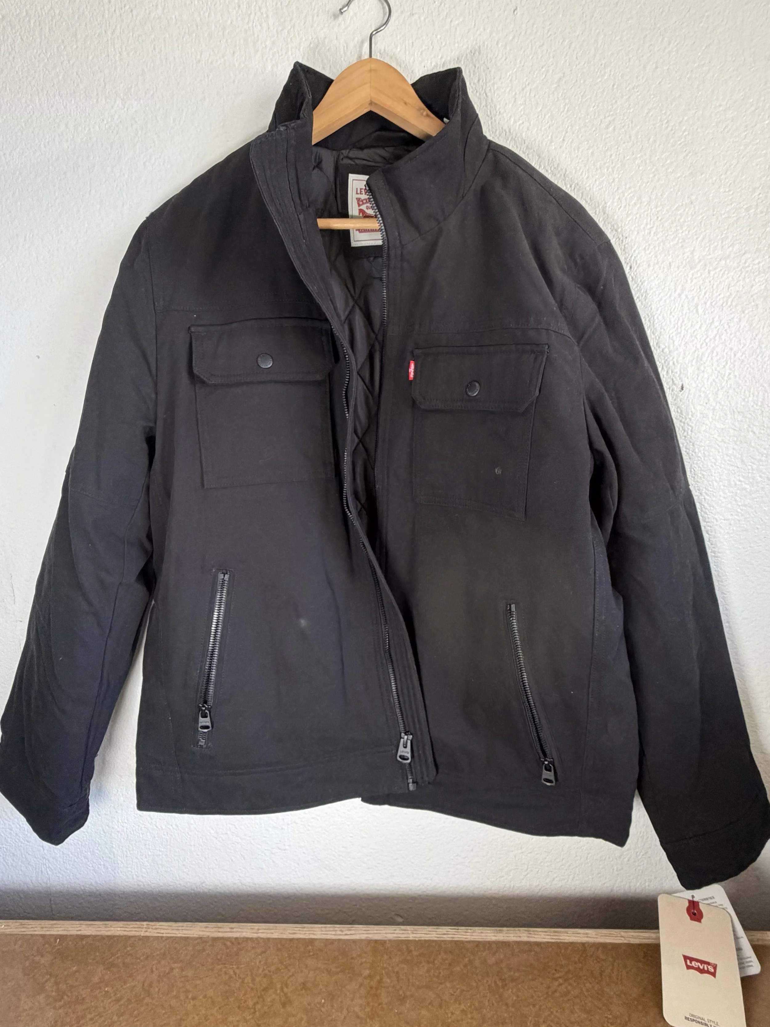 Levi's Cotton Twill Jacket with Quilted Lining (Size M) - New with Tags