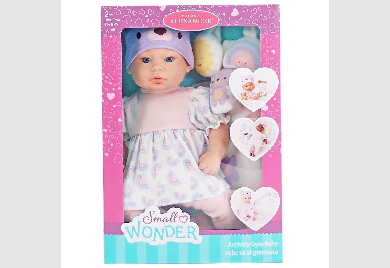 Madame Alexander 14'' Small Wonder Light Skin Tone Baby Doll Activity Gym
