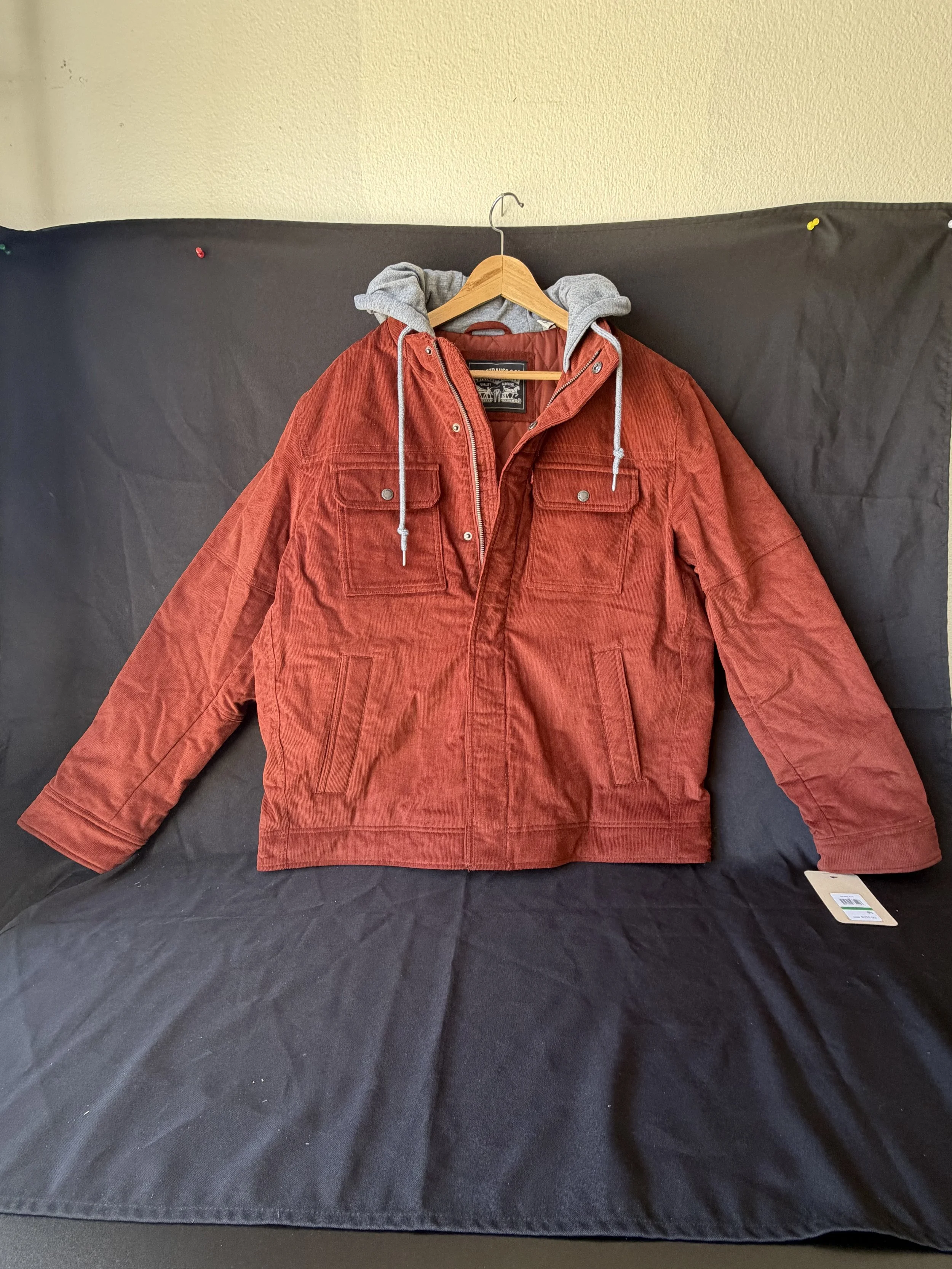 Levi's Corduroy Hooded Trucker Jacket (Size L) - New with Tags