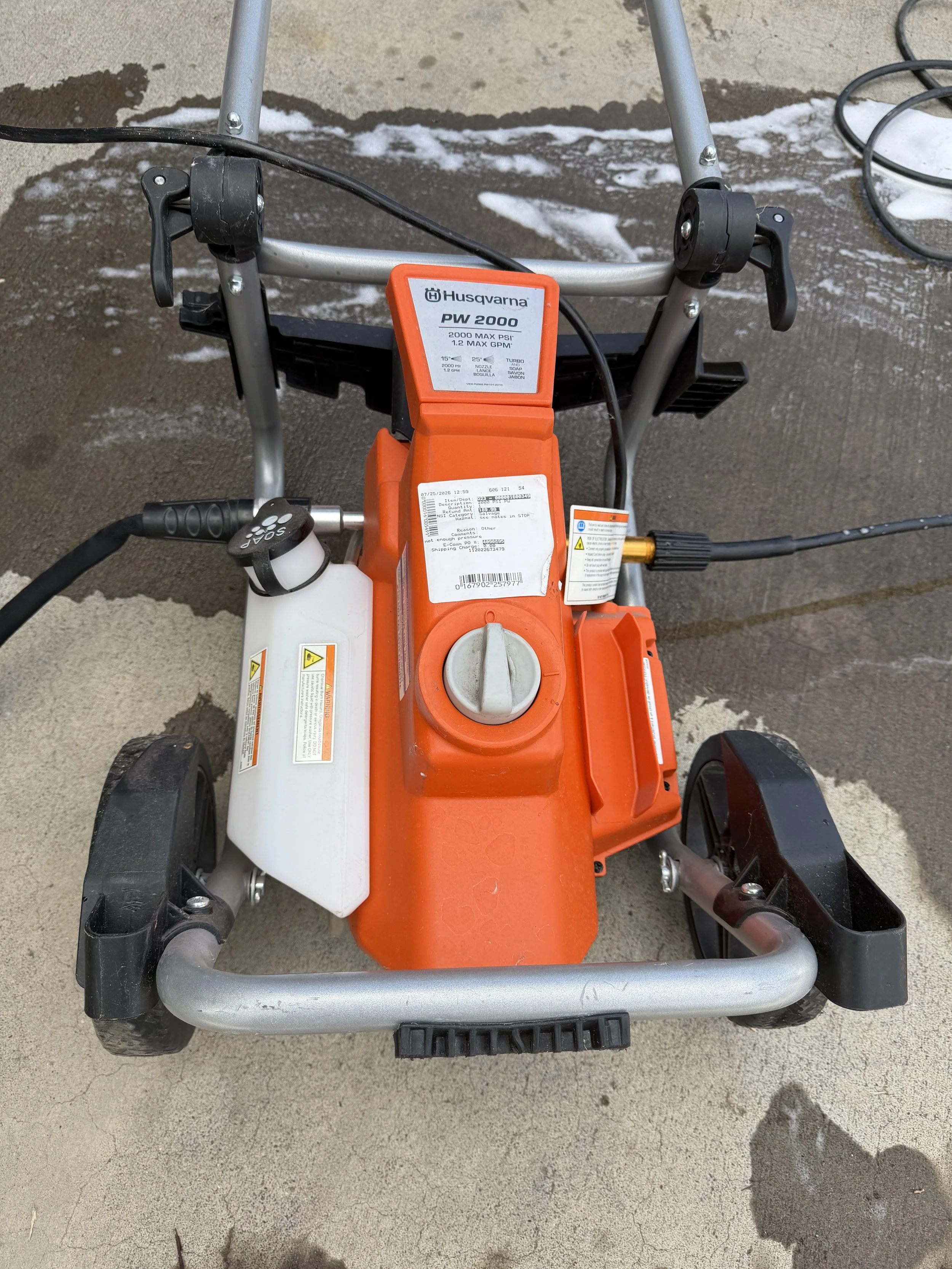 Husqvarna PW 2000 Power Washer