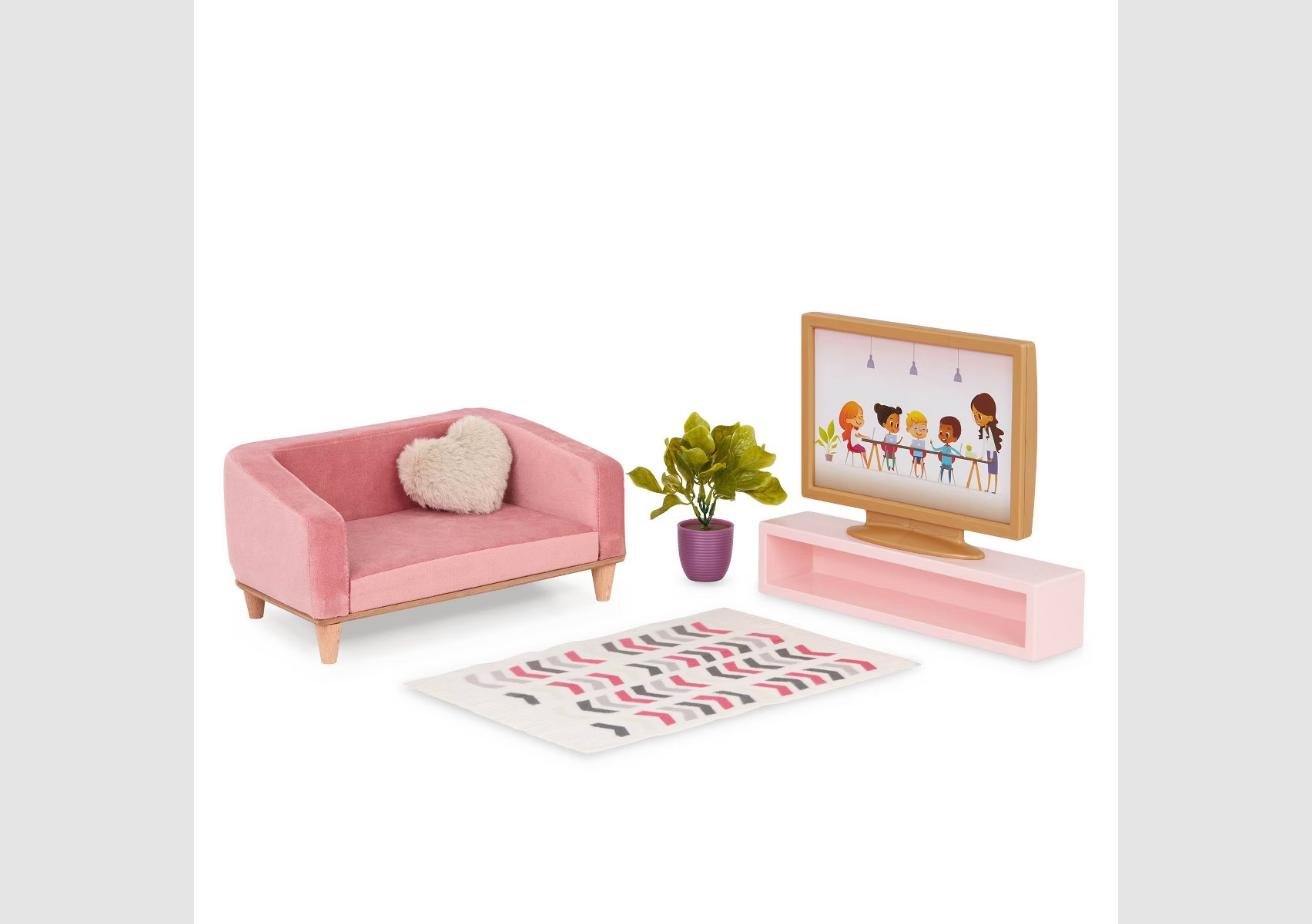 Our Generation Lovely Living Room Furniture Accessory Set for 18" Dolls