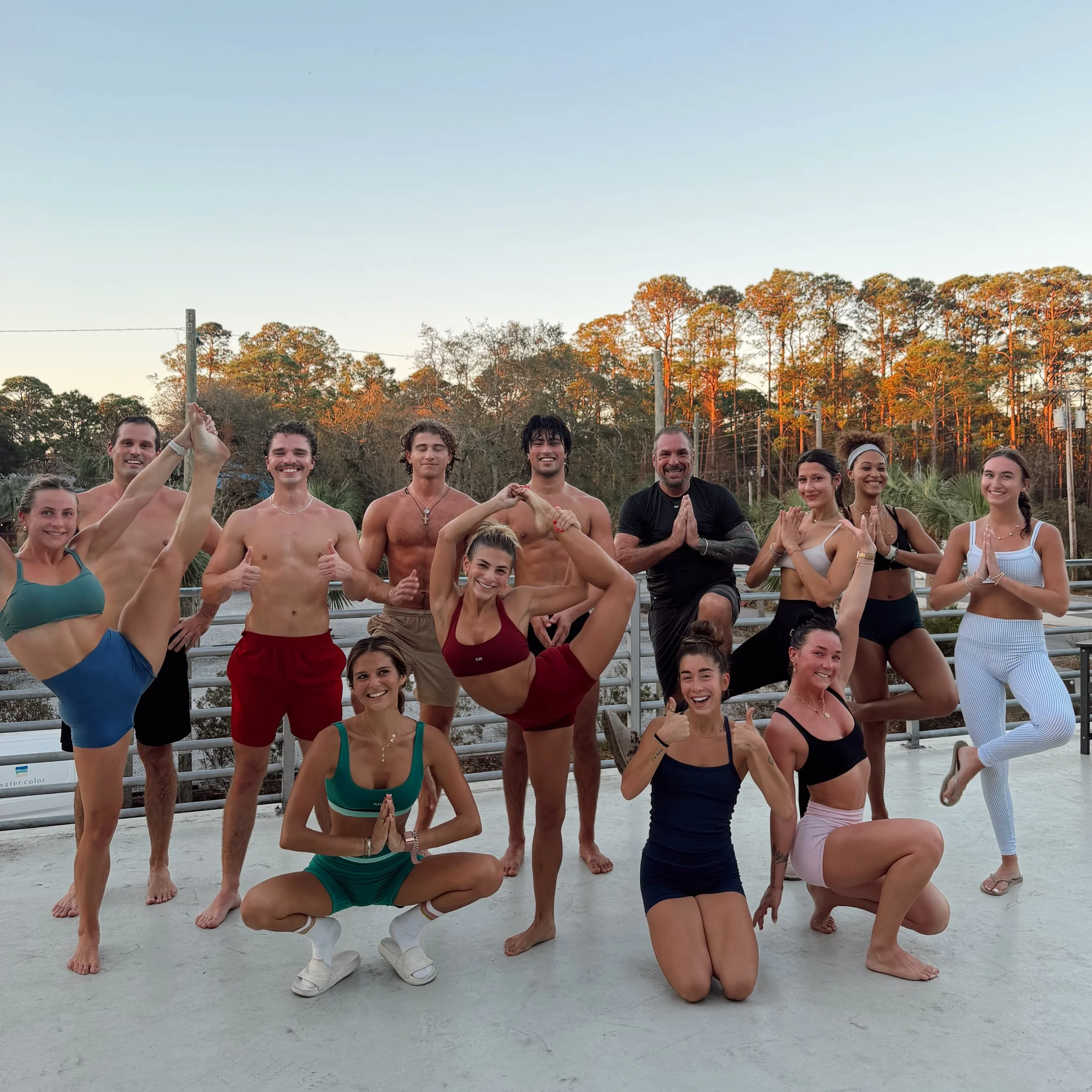 the energy at @susanhauseryoga &lsquo;s 6AM needs to be studied