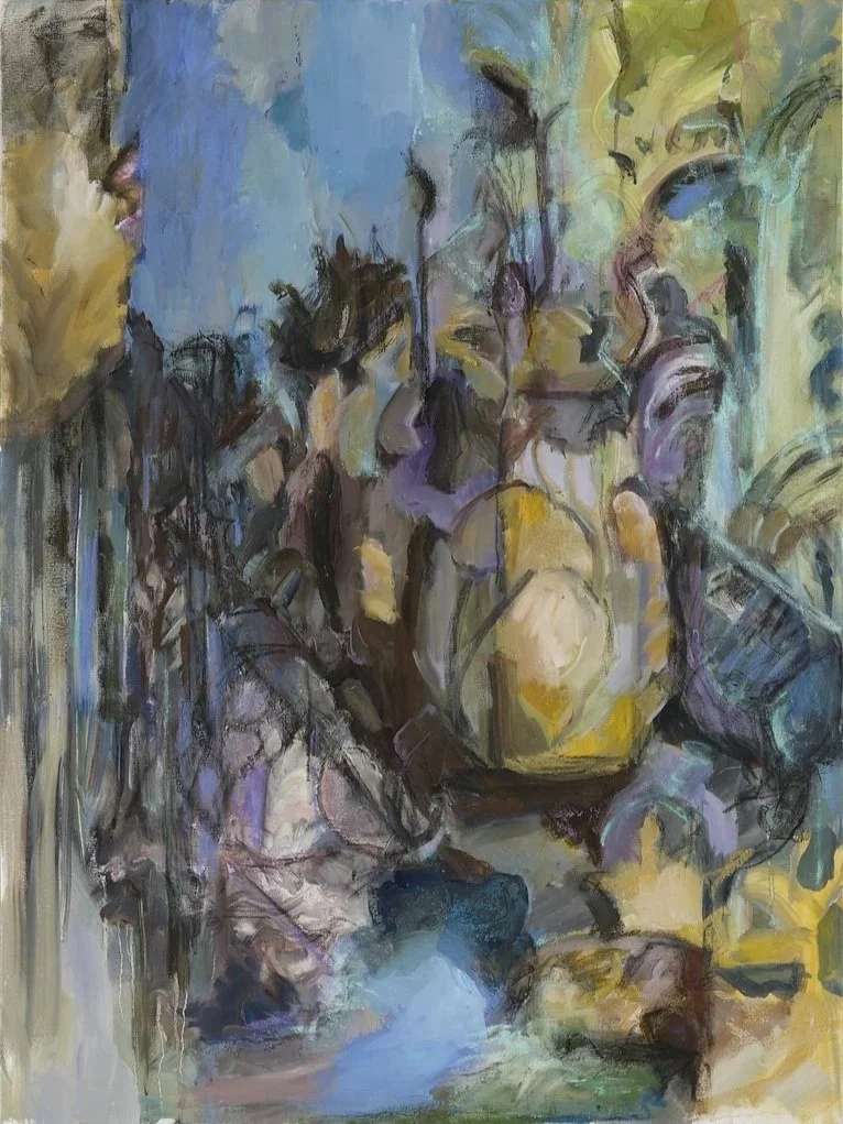 Beneath The Palms ‐ Oil & Pastel ‐ Canvas ‐ 40 x 30