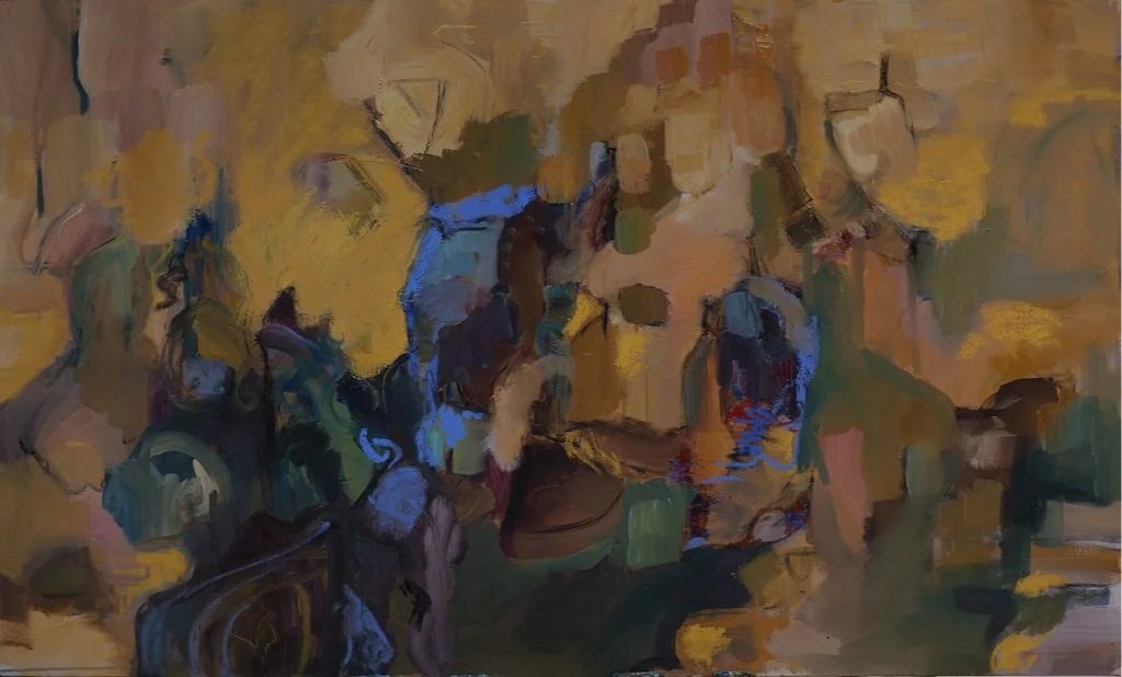 Horses in the Desert ‐ Oil ‐ Canvas ‐ 48 x 60