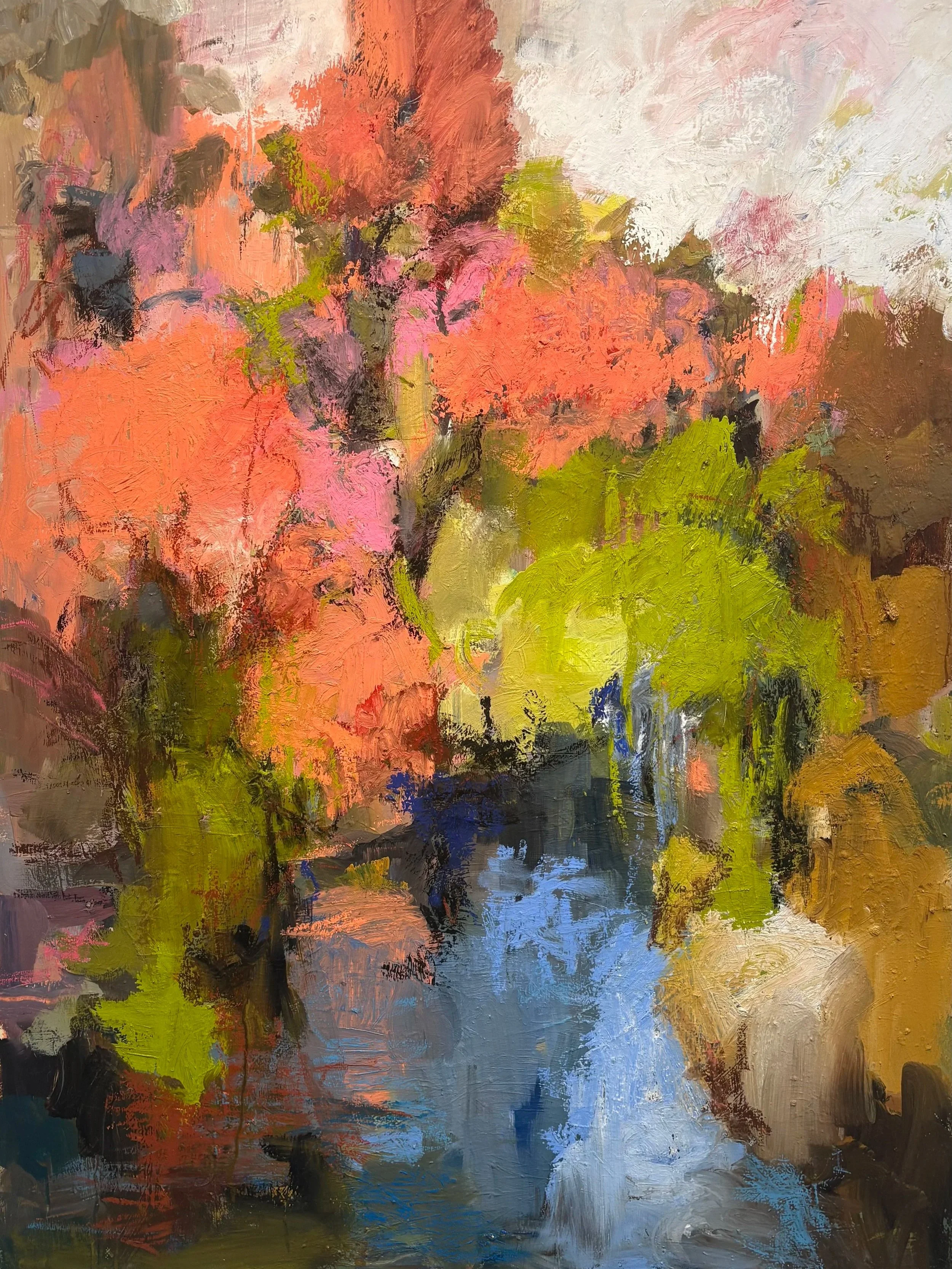 Spring Rises - Oil - Canvas - 48 x 36