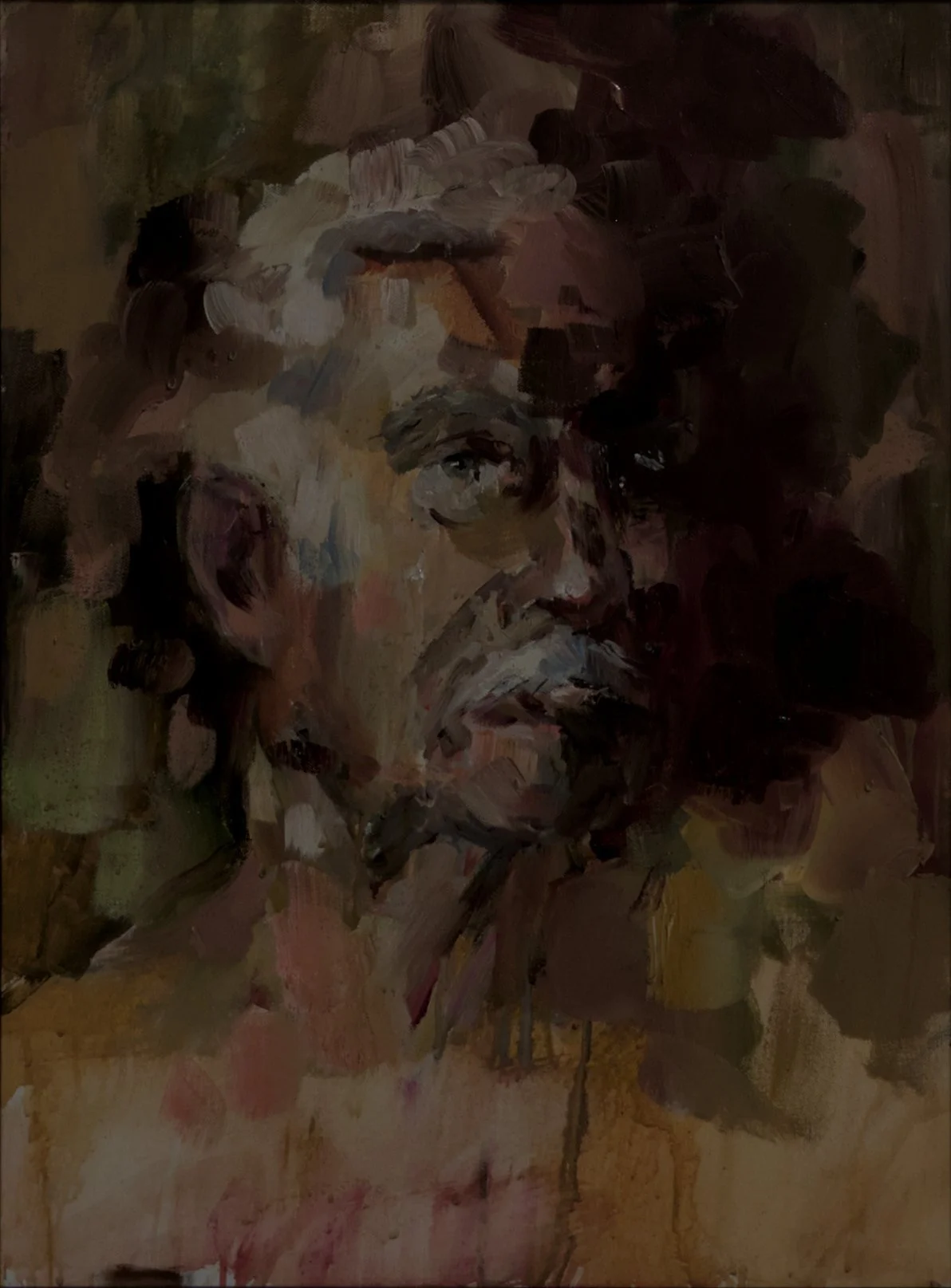 Old Man with Mustache