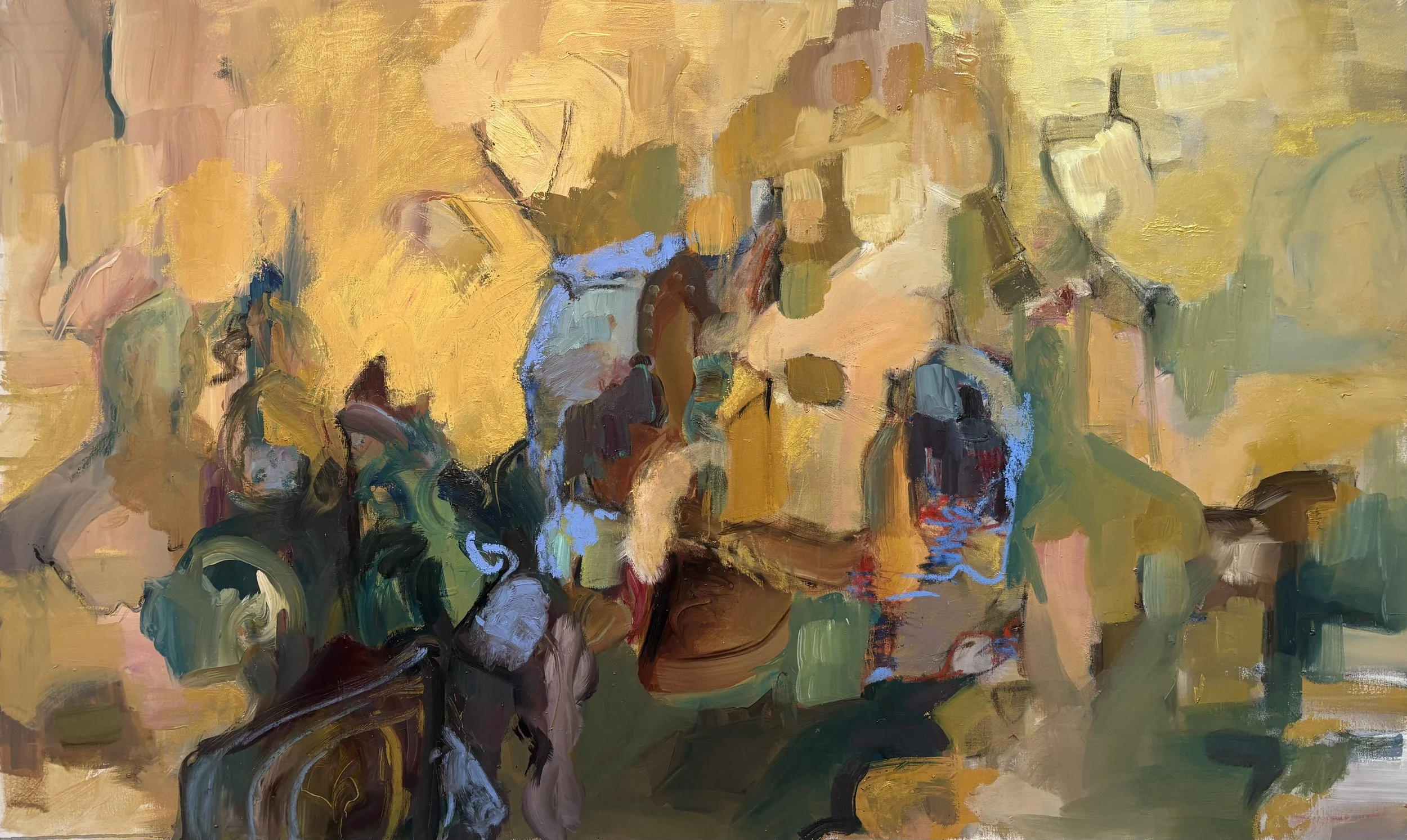 Horses ‐ Oil ‐ Canvas ‐ 48 x 60
