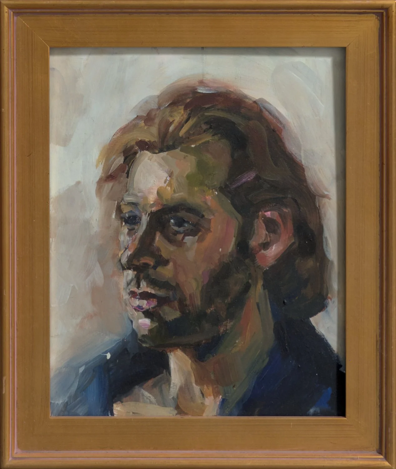 Man in Blue Robe