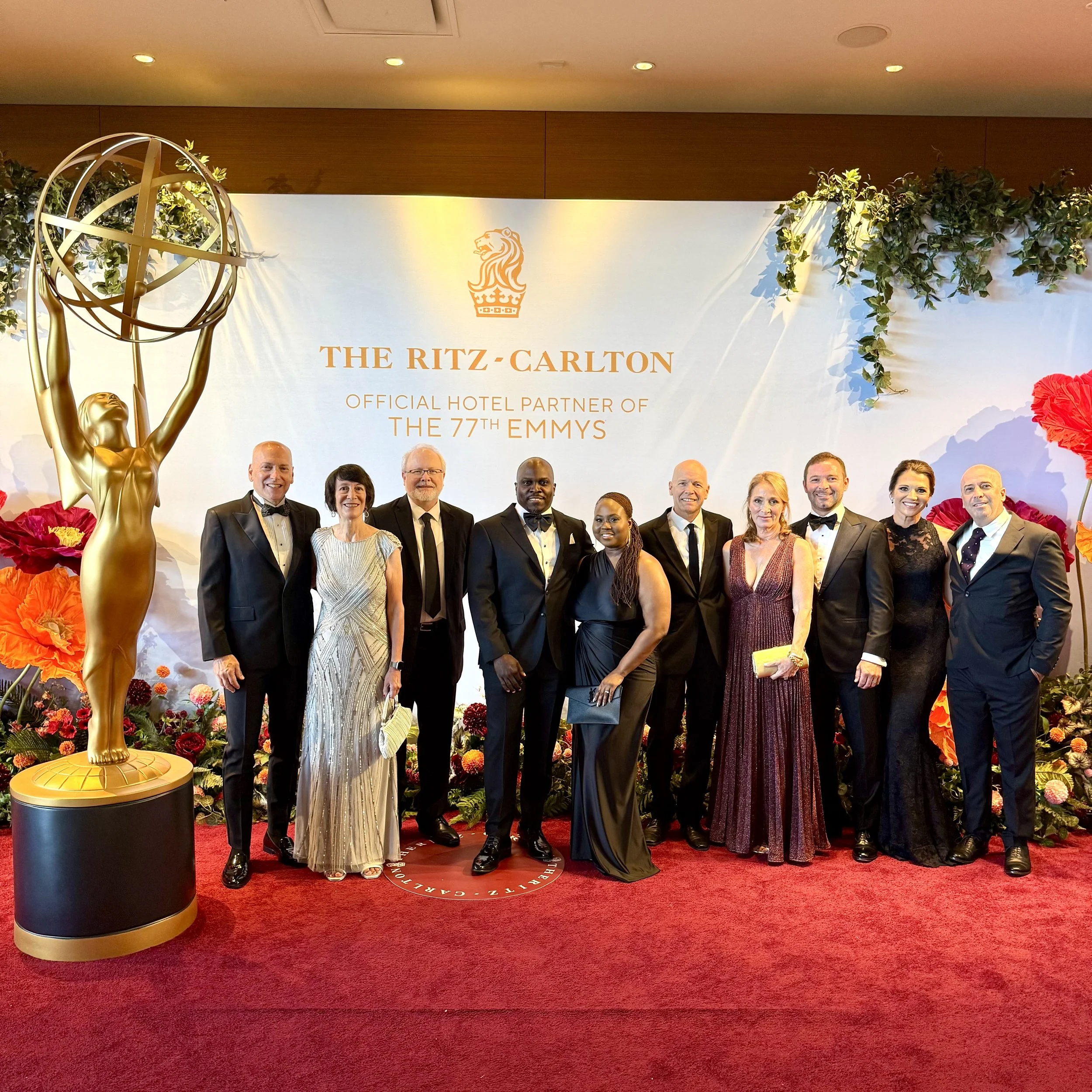 SNL'S Lighting Team and Wives 
            2025 EMMY Awards.