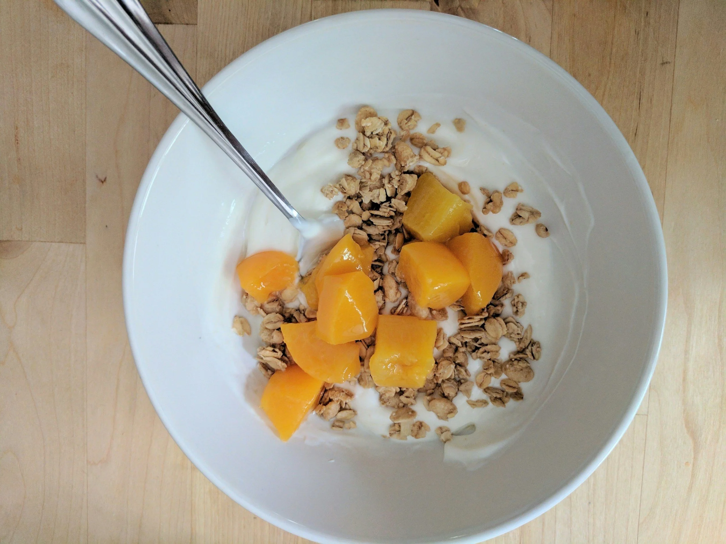 Peaches &amp; Cream Overnight Oats