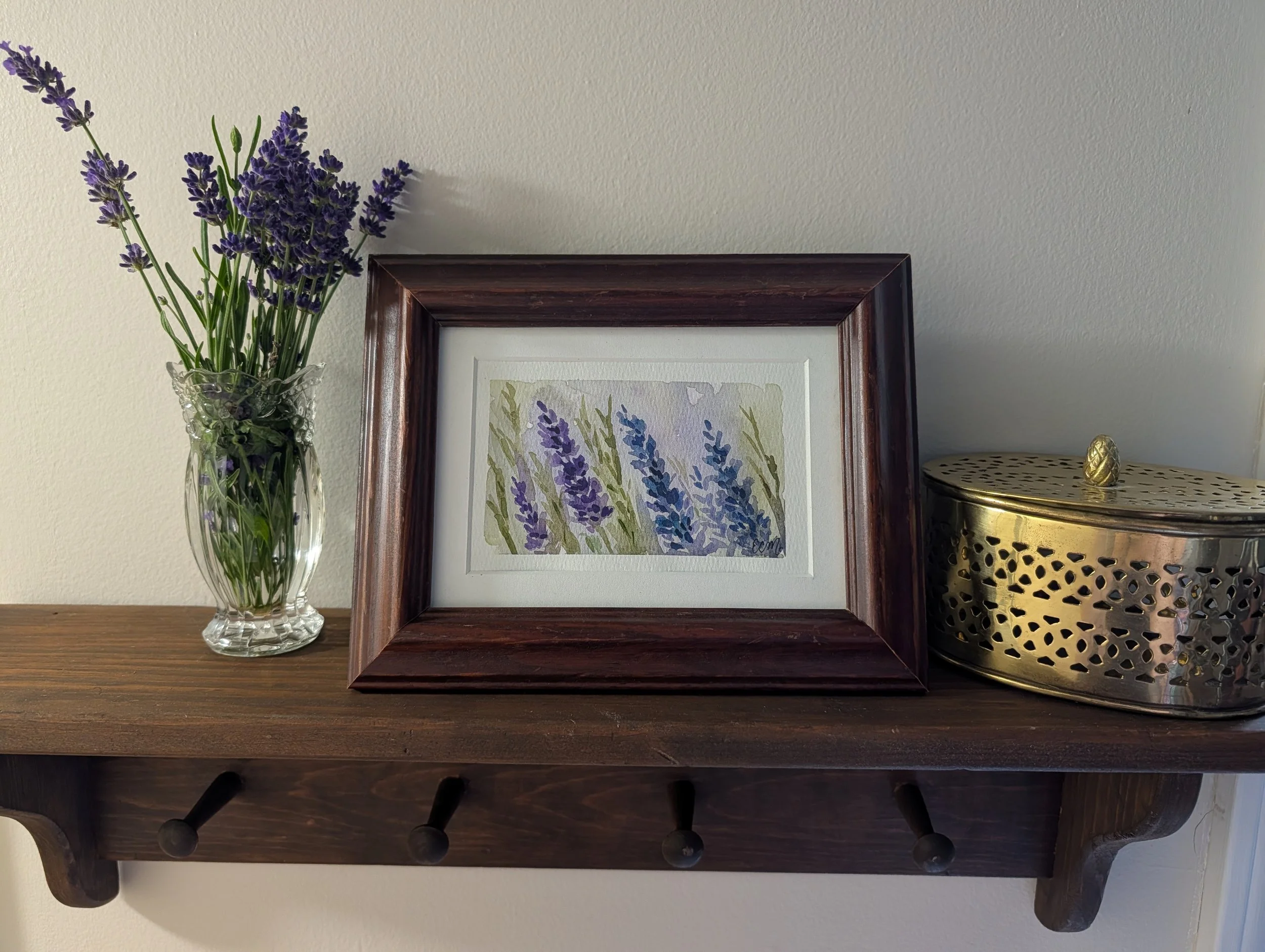 Lavender Fields Forever | Original Watercolor