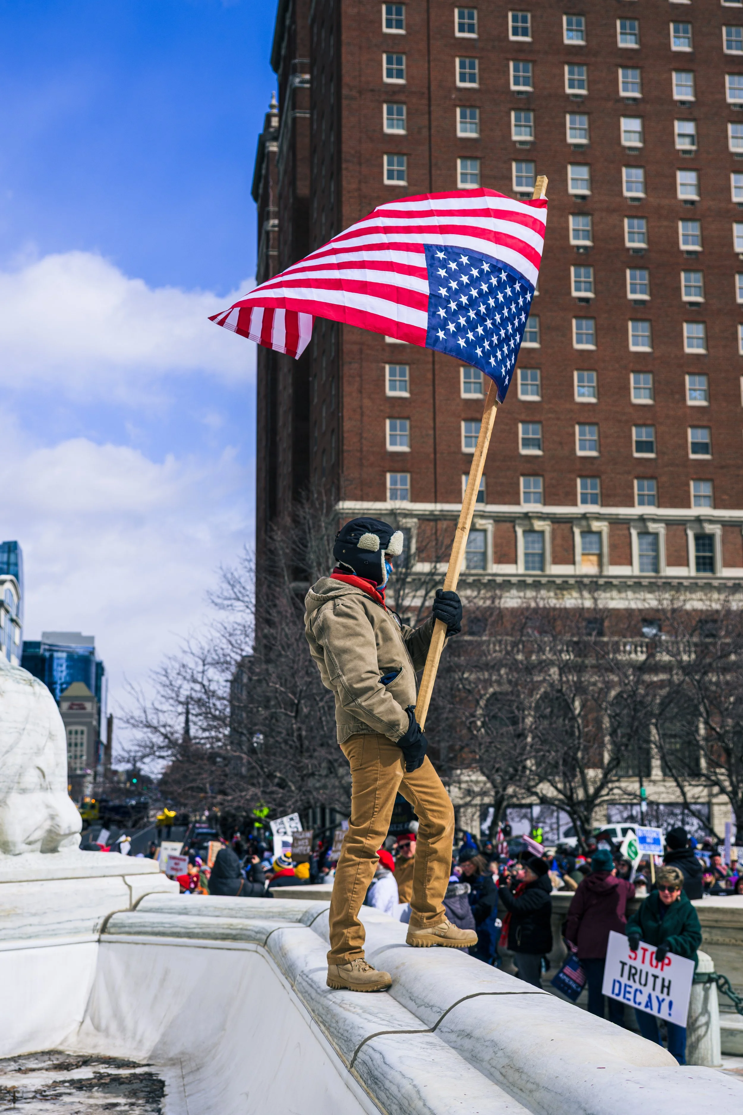 No Kings Protester