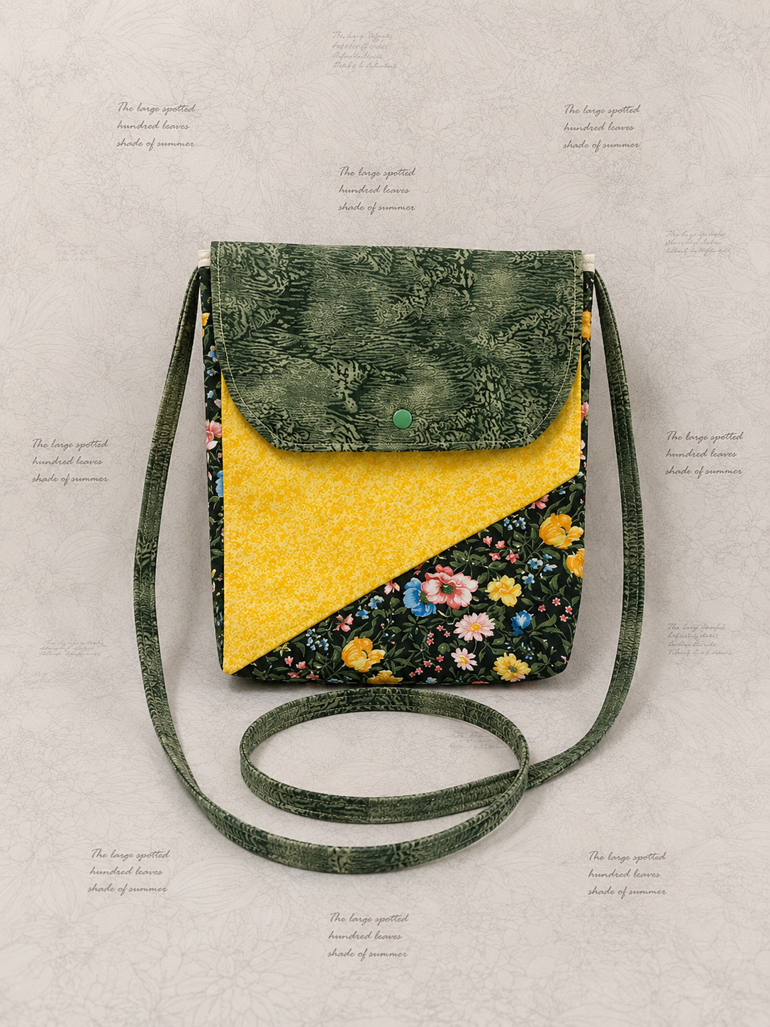 Sunlit Garden Crossbody Bag (Large)