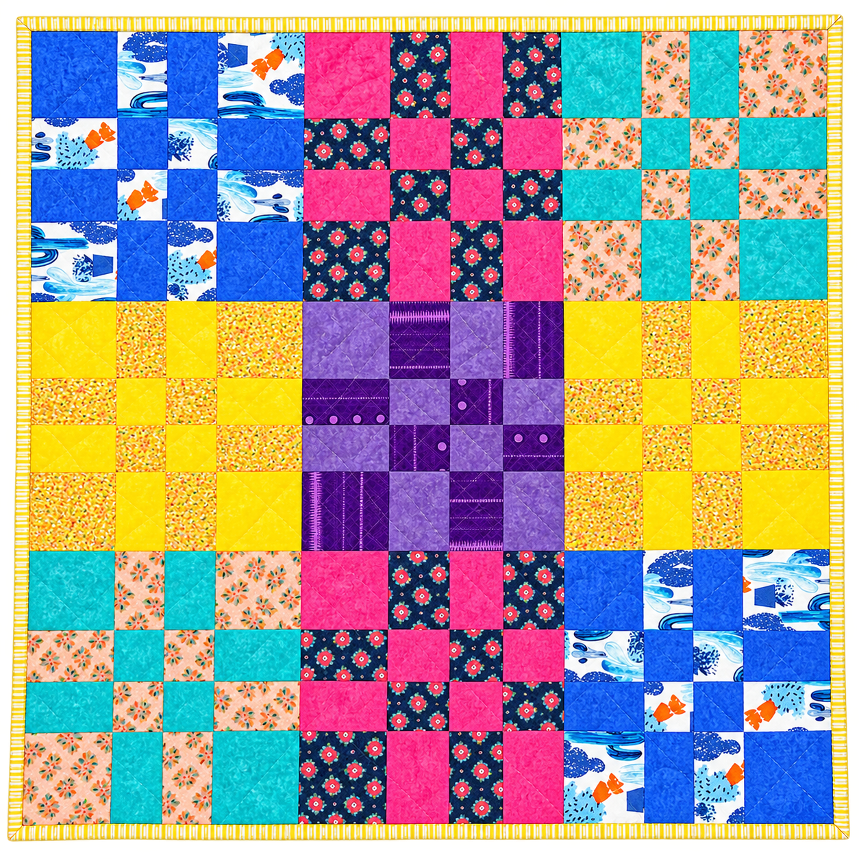Colorful Crossroads Quilt