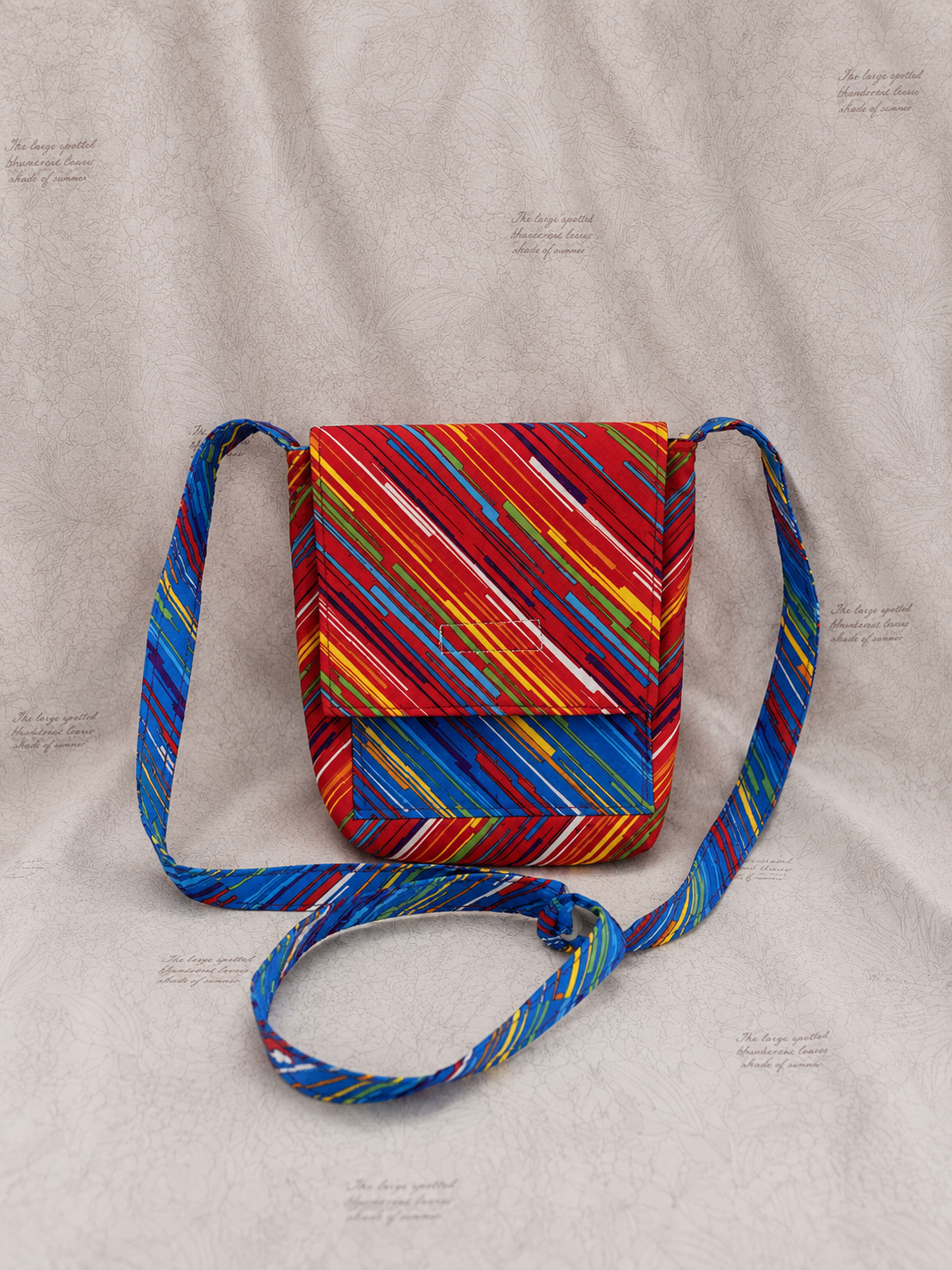Rainbow Streaks Crossbody Bag (Medium)