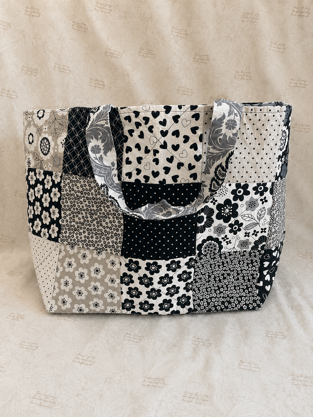 Midnight Garden Patchwork Tote (Large)