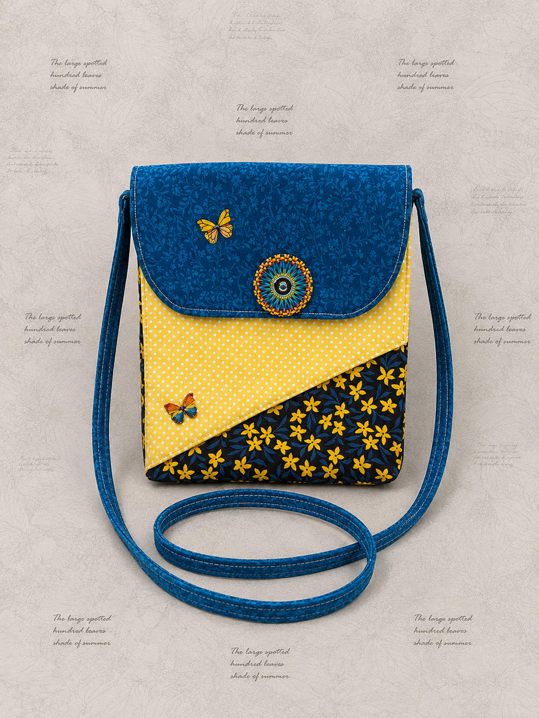 Butterfly Sunshine Crossbody Bag (Large)