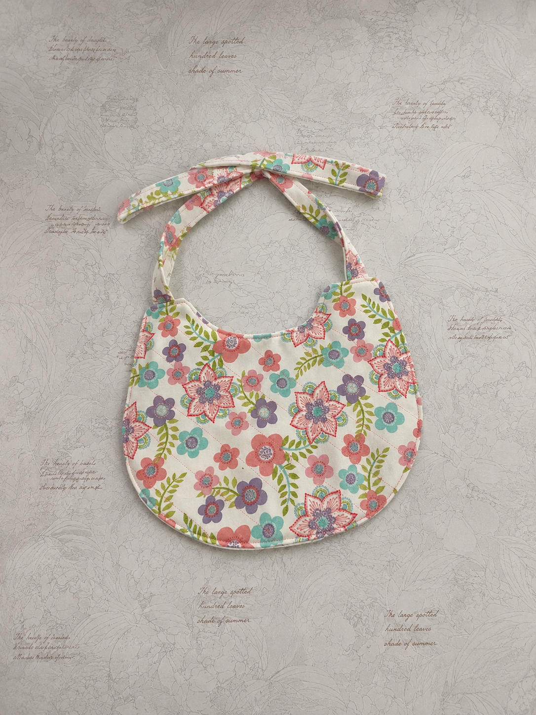 Wildflower Garden Baby Bib