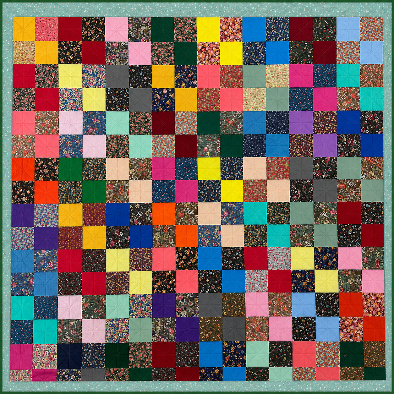 Garden Party Patchwork Quilt