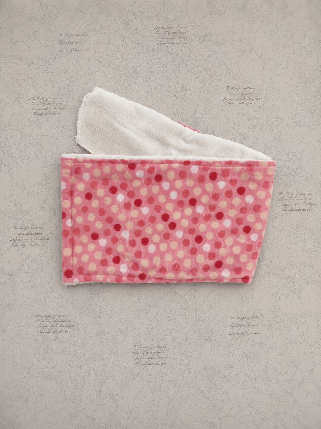 Pink Confetti Burp Cloth
