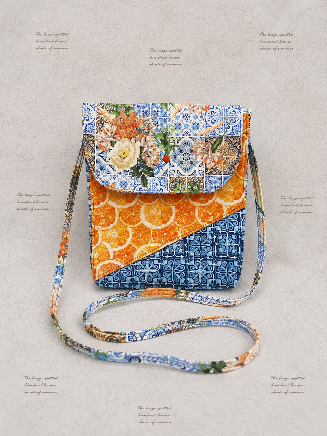Mediterranean Citrus Crossbody Bag (Large)