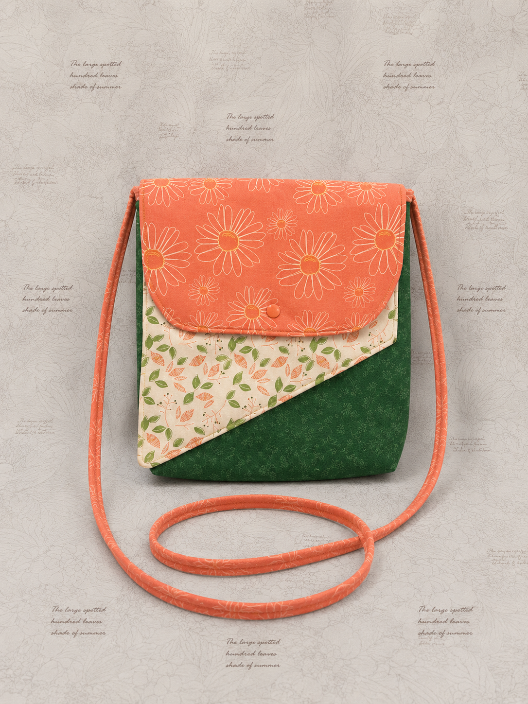Coral Garden Crossbody Bag (Large)