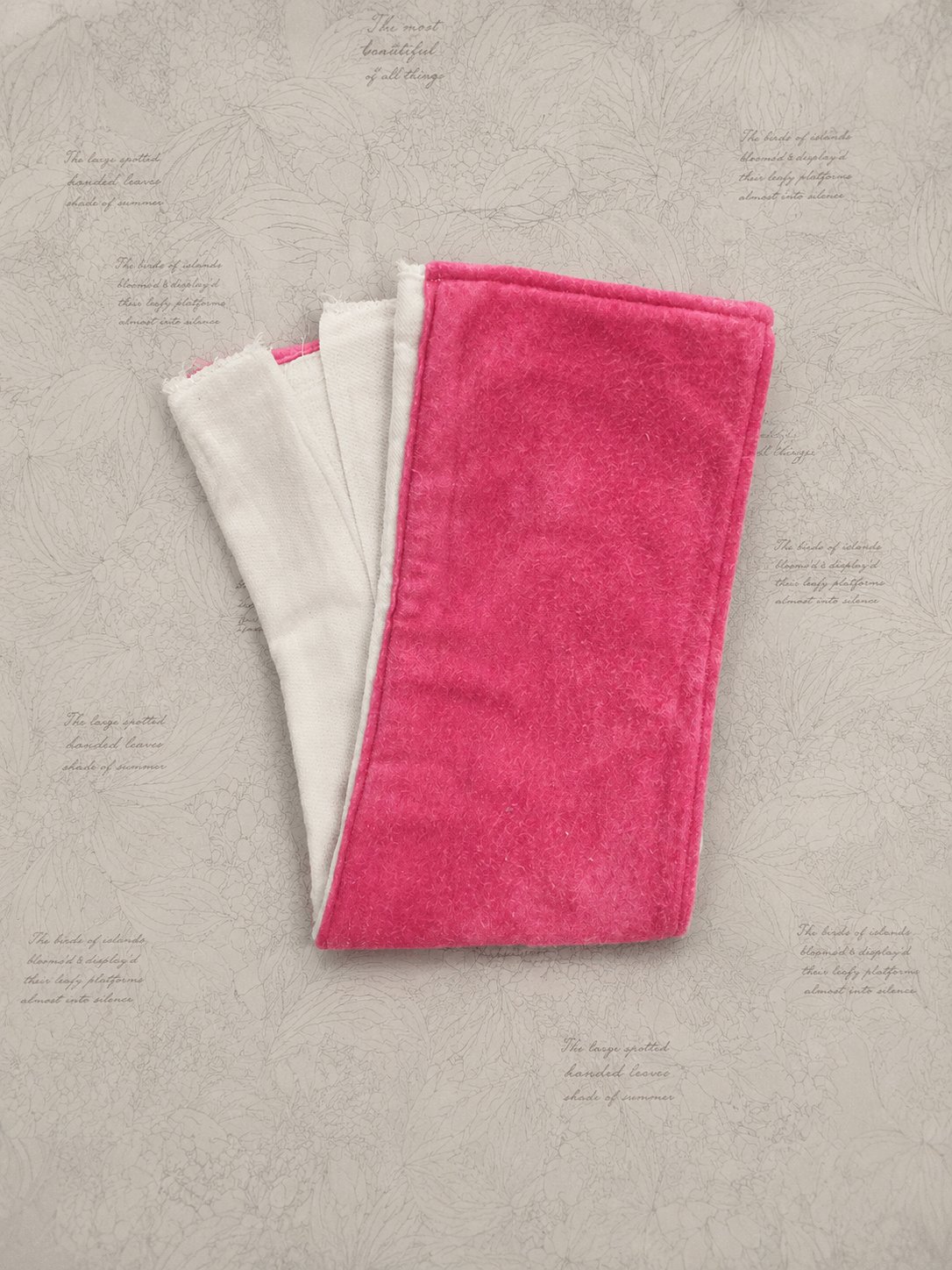 Pretty in Pink Burp Cloth
