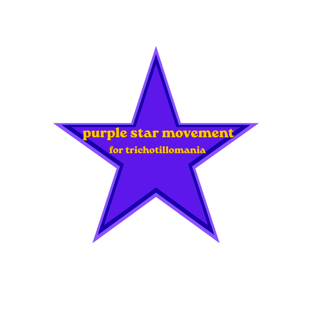 Small Purple Star Temporary Tattoo