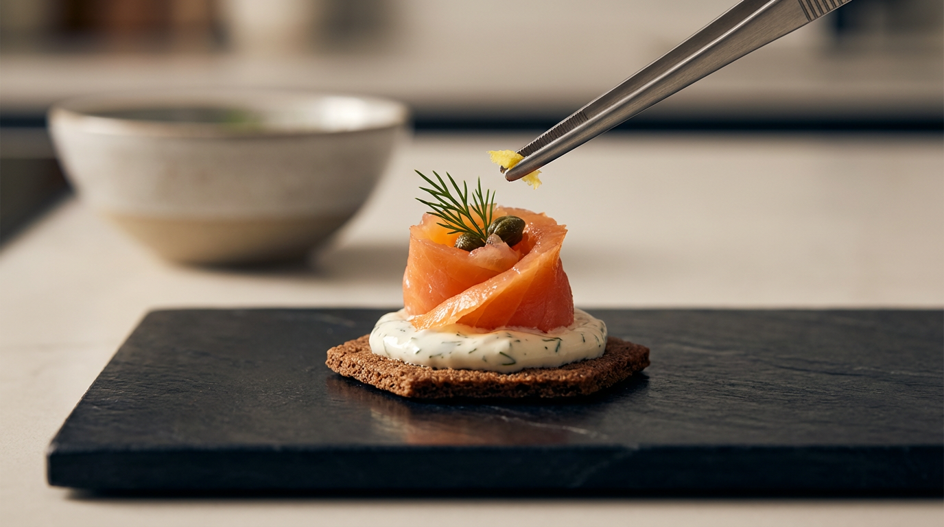 Smoked Salmon Canapés