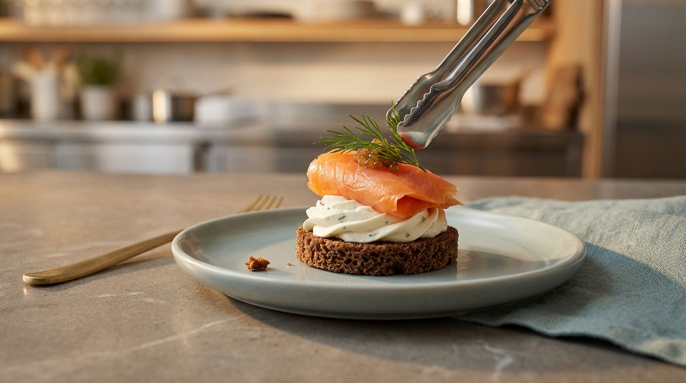 Smoked Salmon Canapés