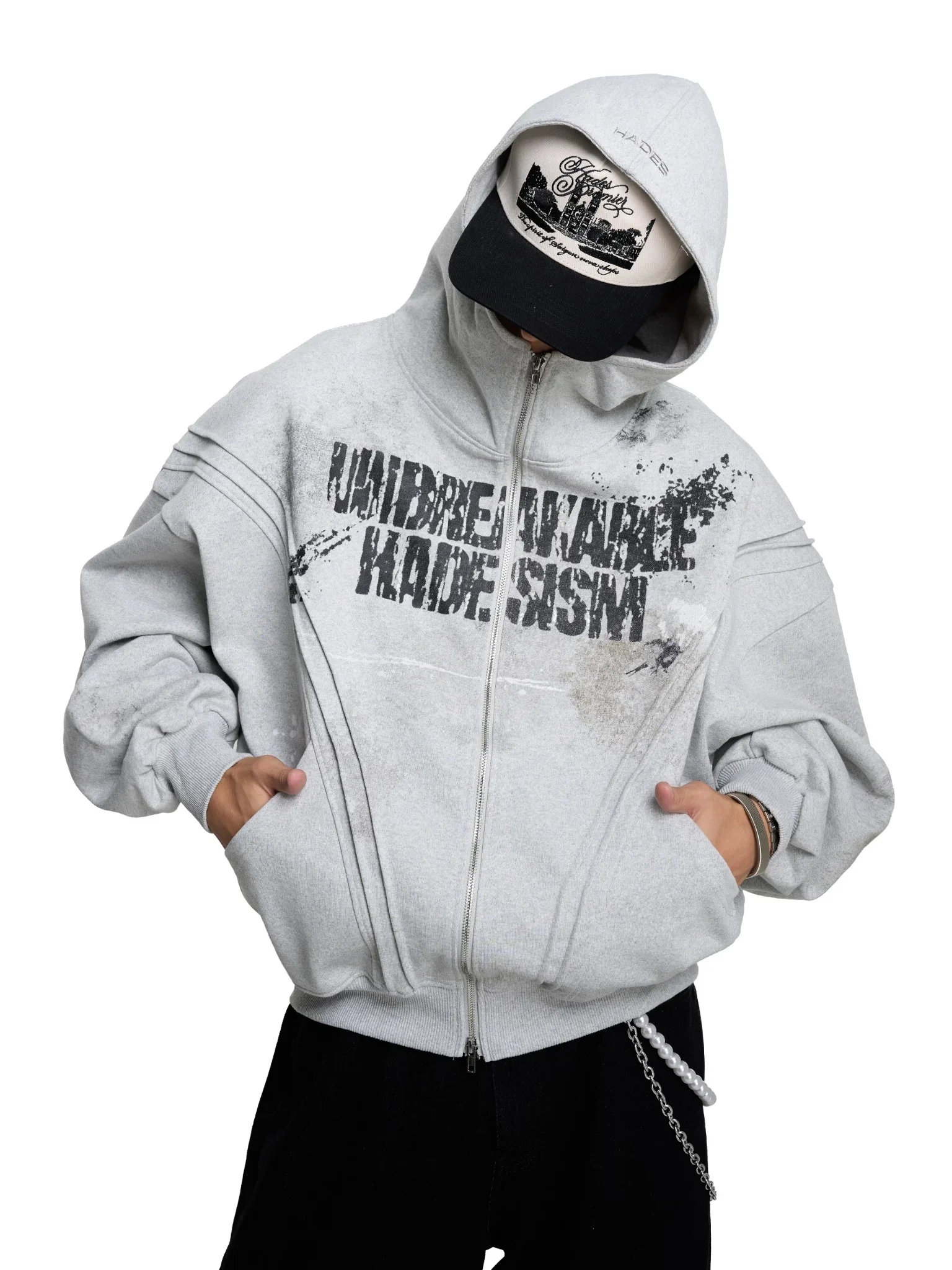 HADES ROCK SOLID ZIP HOODIE