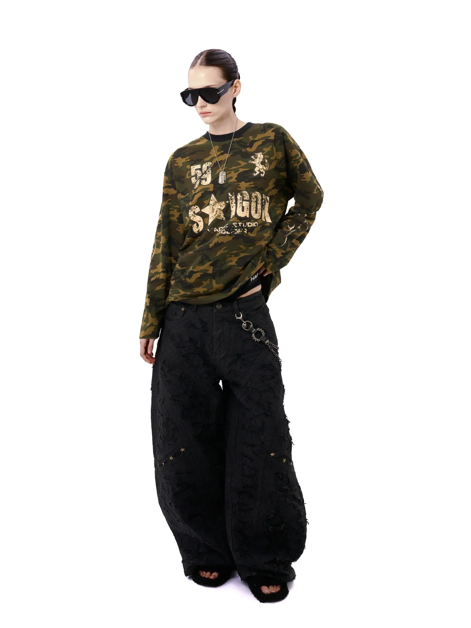 HADES TROOPER CAMO LONGSLEEVE TEE
