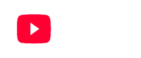 YouTube logo with red play button and white text. Luna Fox.