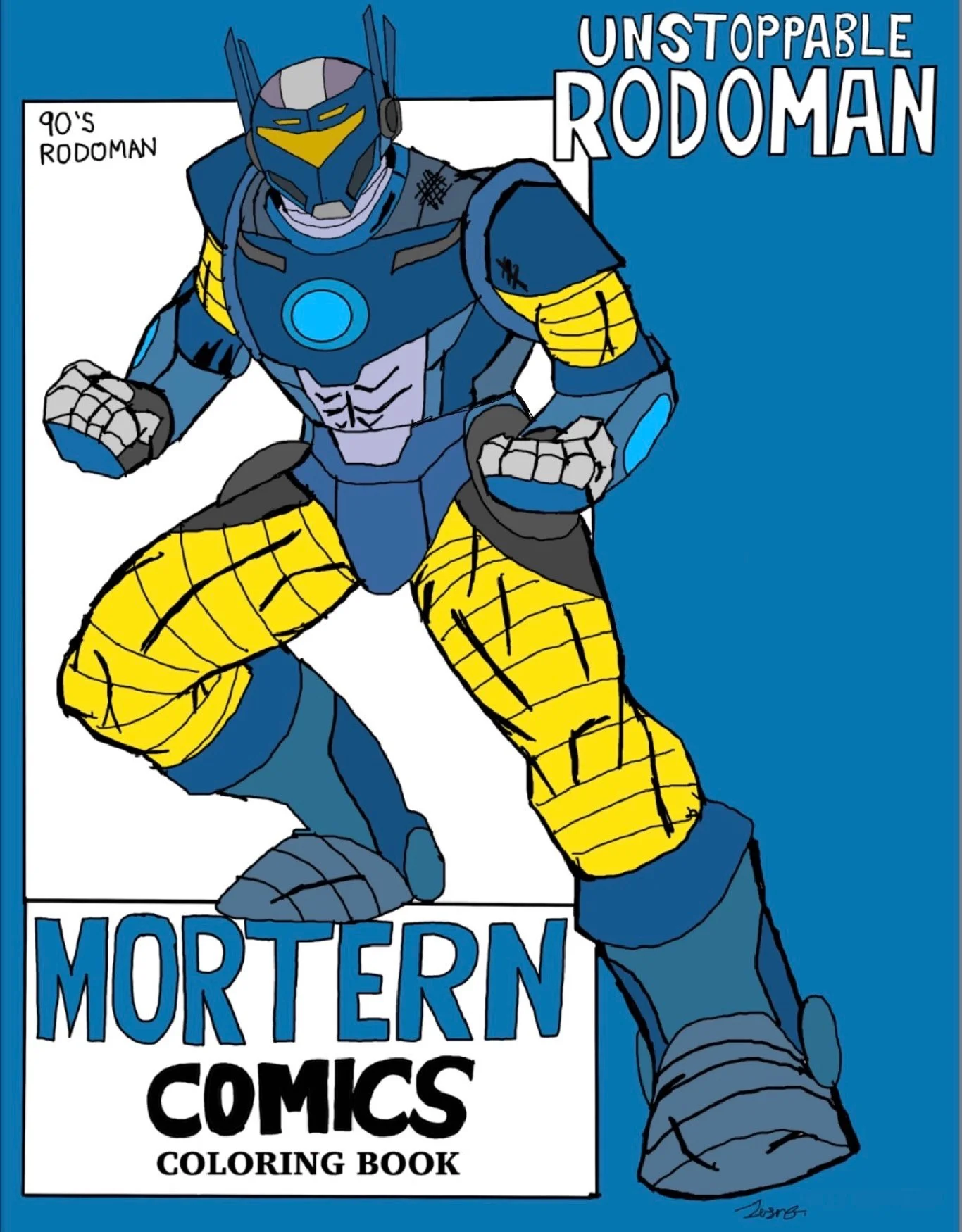 Mortern Comic Coloring Book