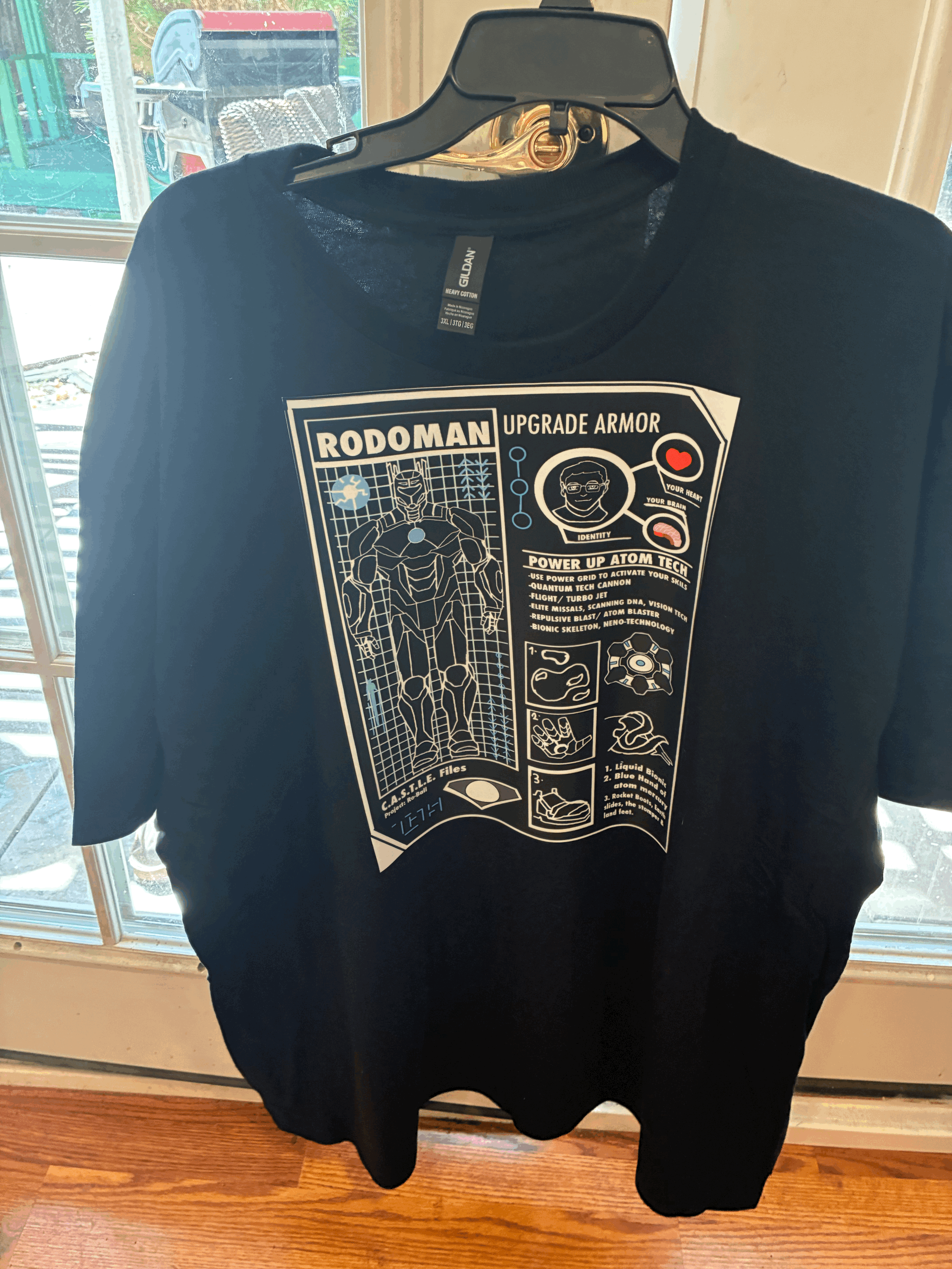 Black Mortern Comics Rodoman Armor Shirt