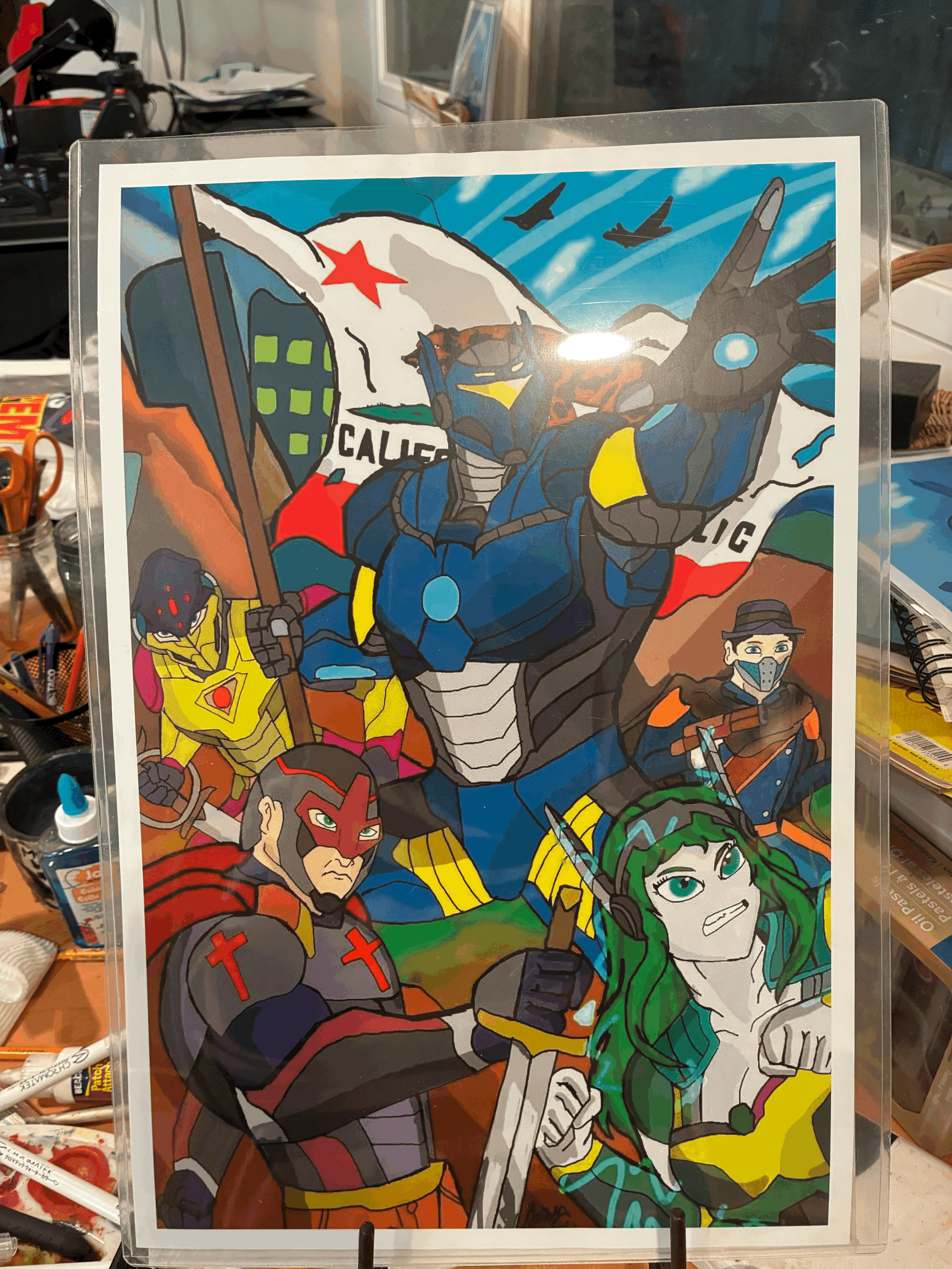 Rodoman and Team Poster