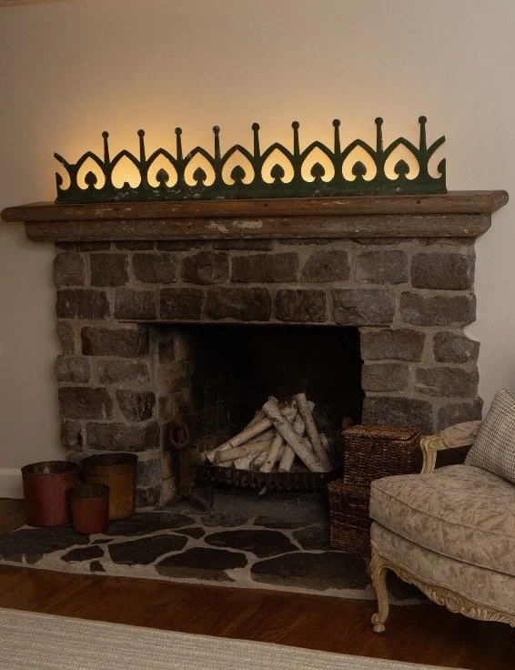 Custom Designed Lamp From Architectural Salvage