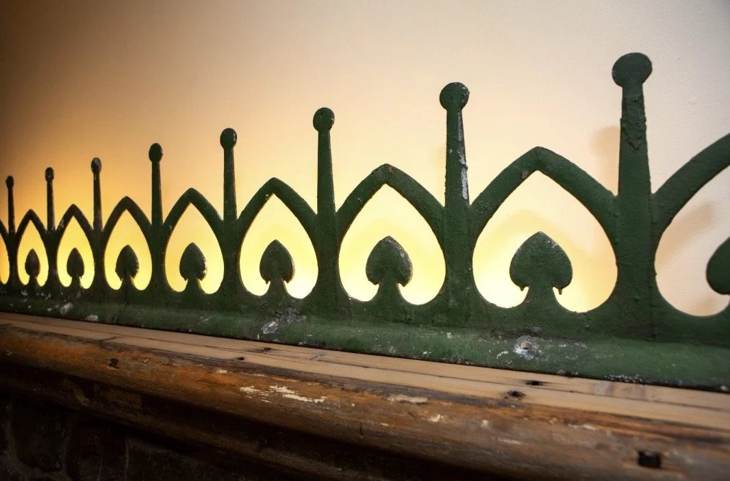 Custom Designed Lamp From Architectural Salvage