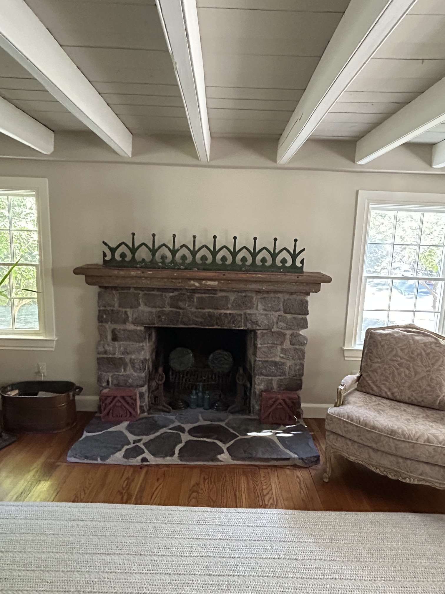 Custom Designed Lamp From Architectural Salvage