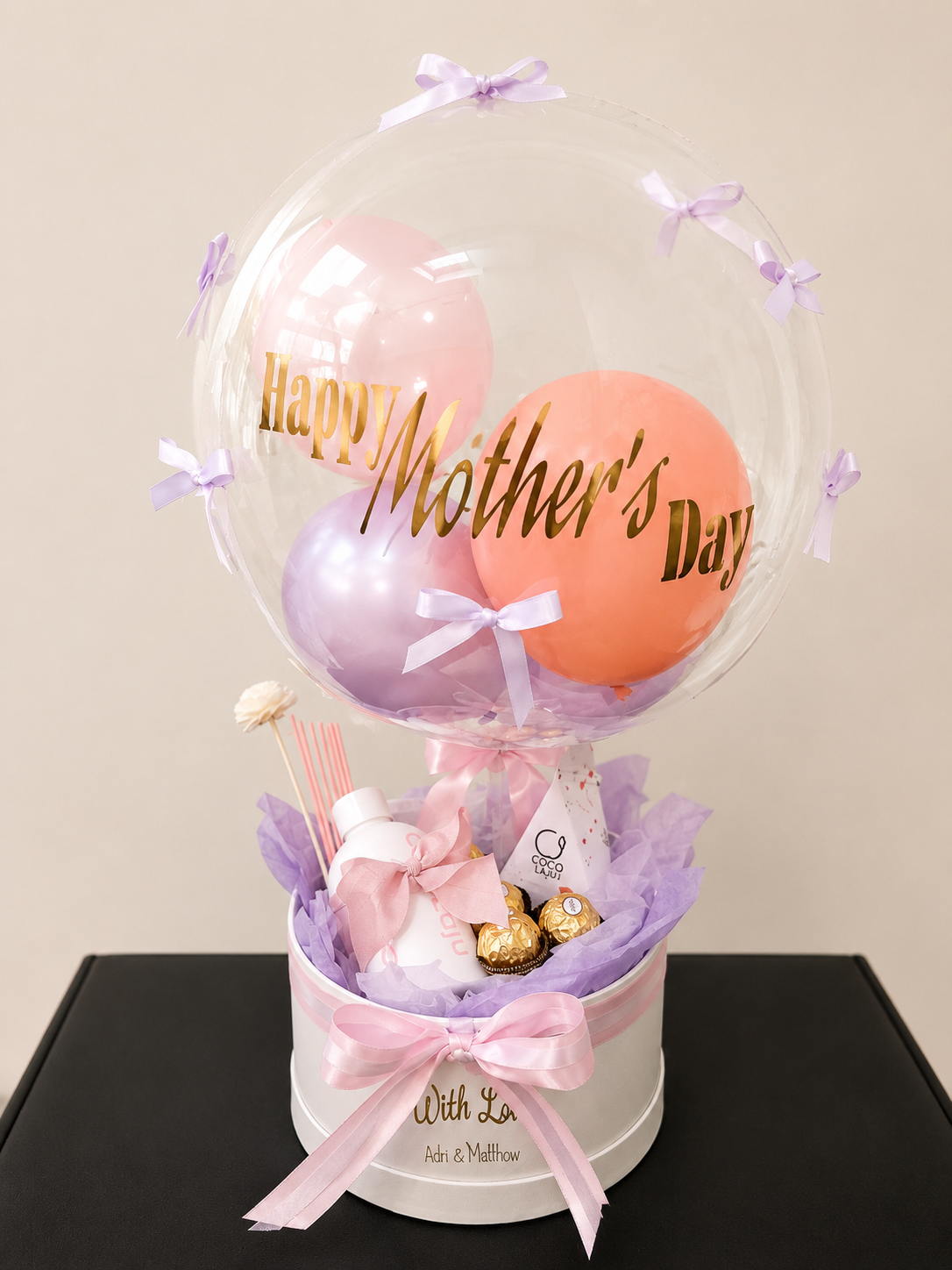 Lace Pamper Balloon Box
