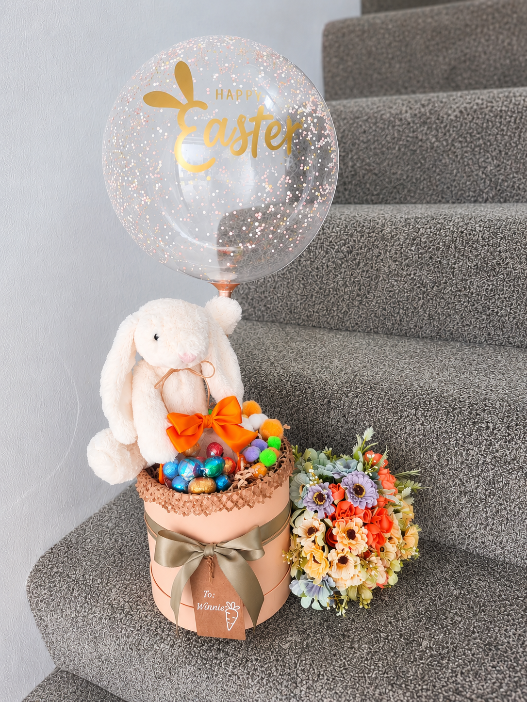 Easter Bunny Egg Hunt  Balloon