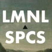 Text that reads 'LMNL SPCS' on a greenish background.