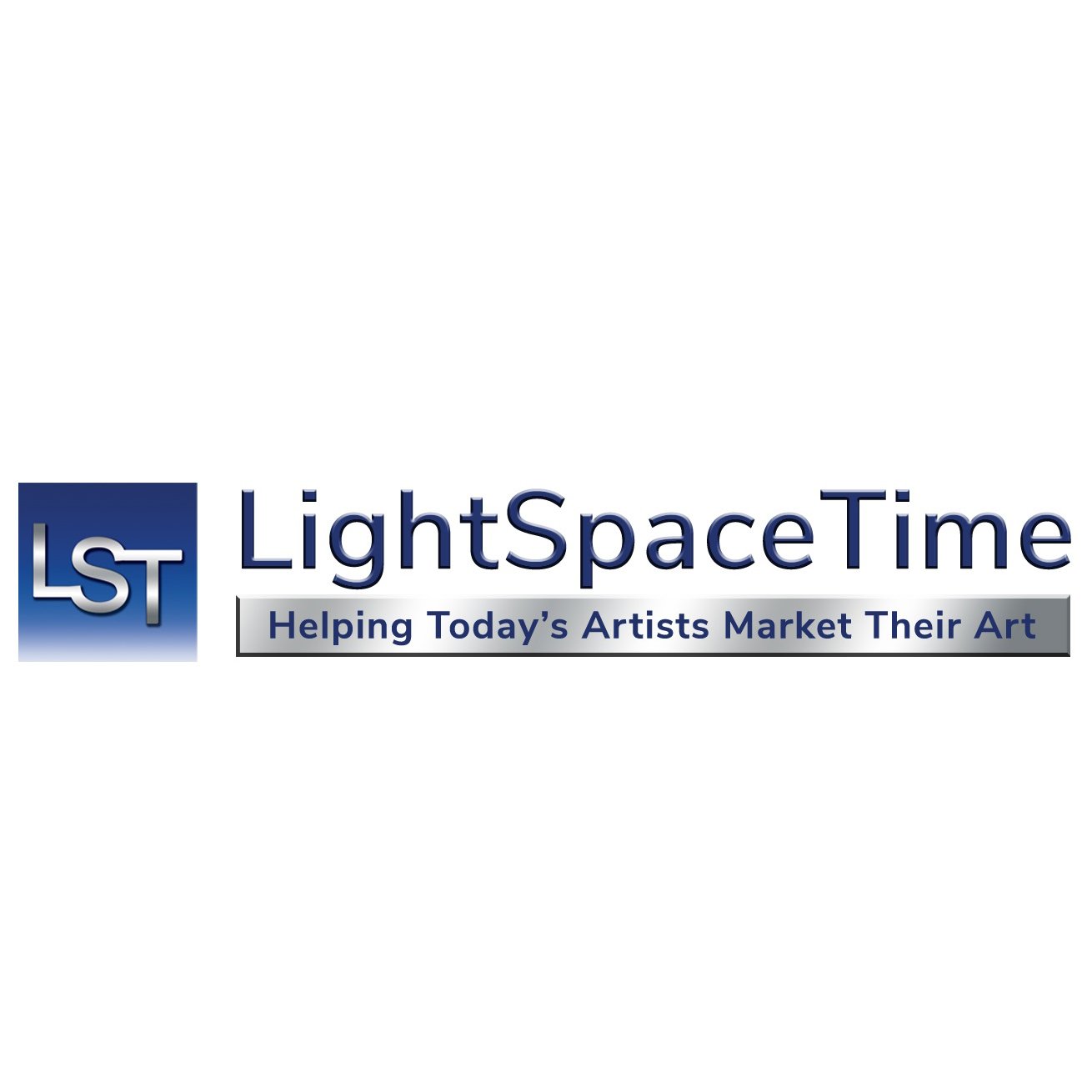 LightSpaceTime logo with tagline 'Helping Today's Artists Market Their Art'