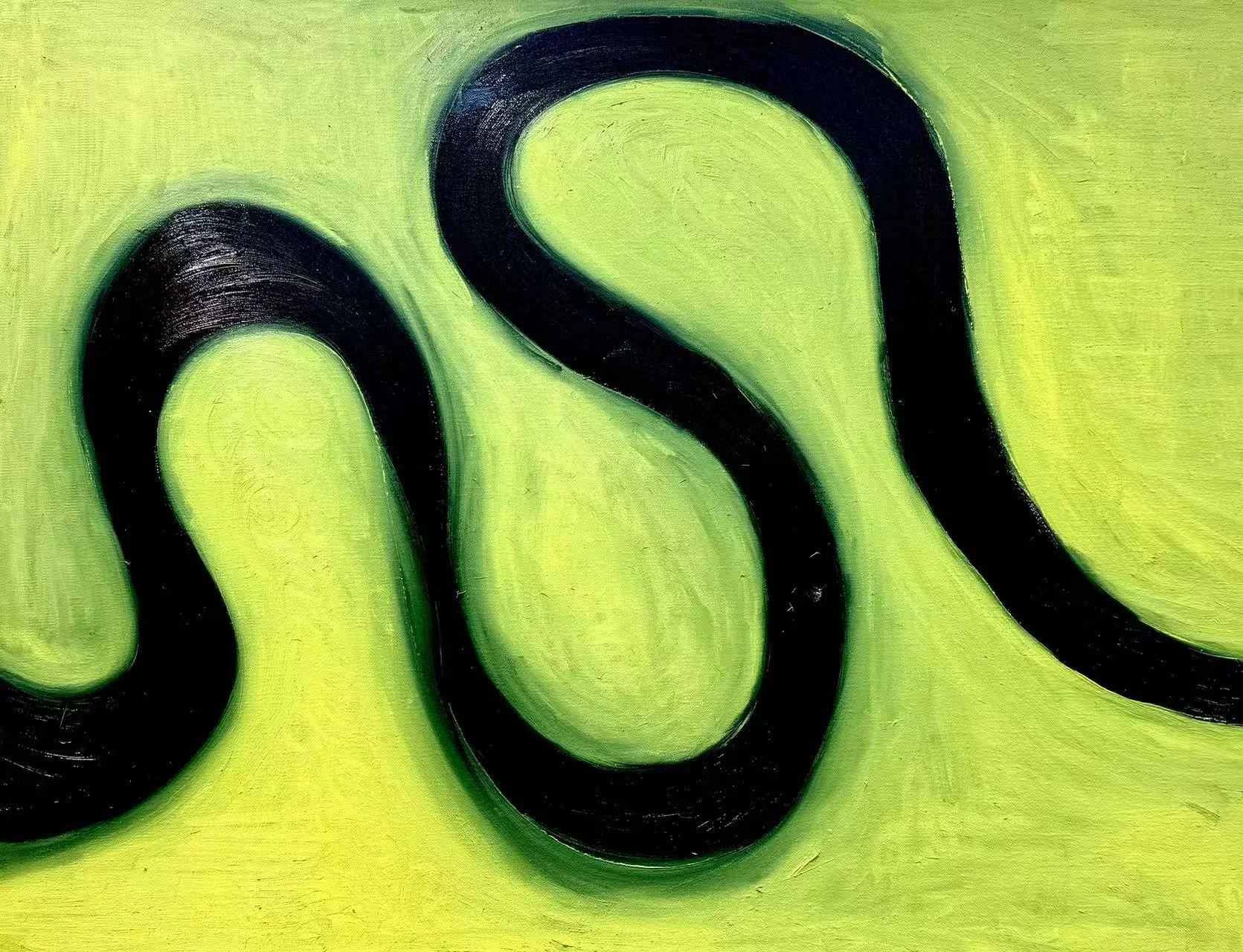 3 60x80 布面油画  ： 幽行之河%｜susupali.jpg