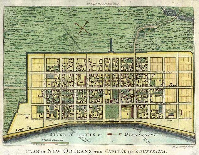 New Orleans Becomes the Capital of French Louisiana